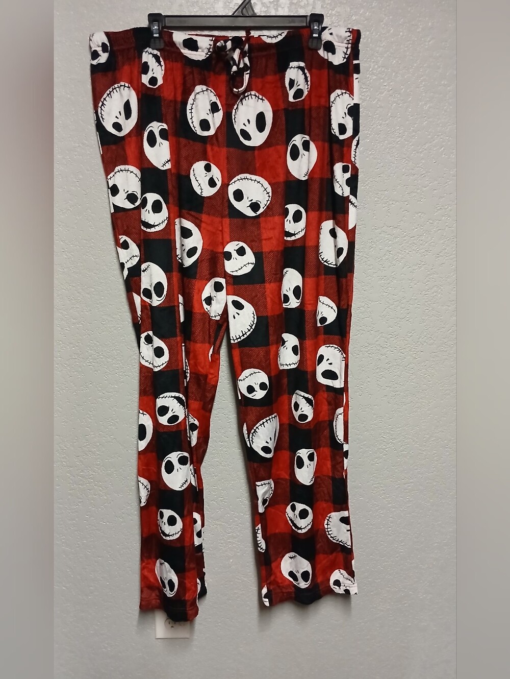 Nightmare Before Christmas Jack Skellington Size XXL Mens Fuzzy Pj Pants Nwot
